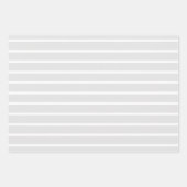 Nautical Navy & Light Grey Birthday Wrapping Inpakpapier Vel (Voorkant 2)