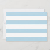 Nautical Navy Sky Blue Anchor Weddenfoto Save The Date (Achterkant)