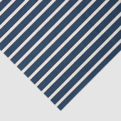 Nautical Navy Stripes Tissuepapier (Detail)
