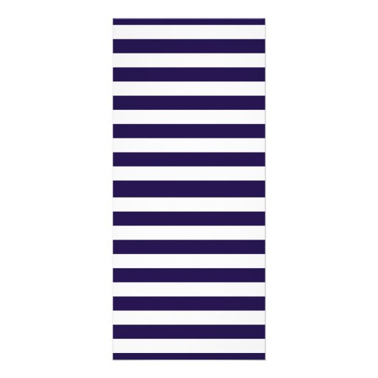 Nautical Navy & White Stripe Anchor Wedding Menu (Achterkant)