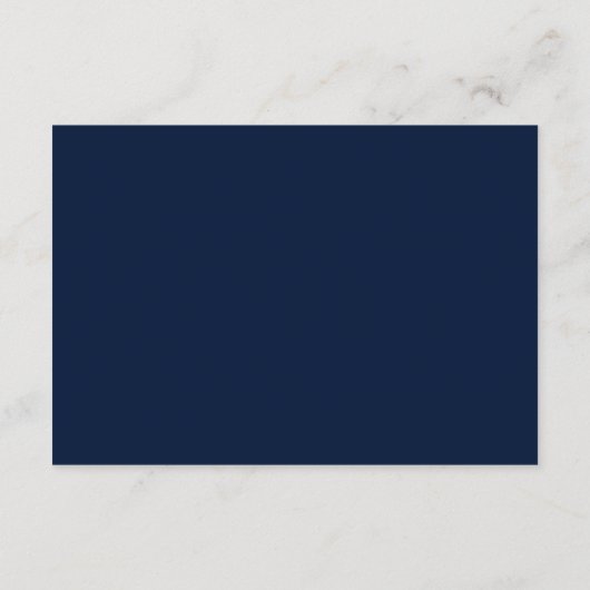 Nautical Navy | White Stripe Modern Wedding Insert Informatiekaartje (Achterkant)