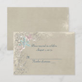 Nautical Net RSVP Kaartje (Voorkant / Achterkant)