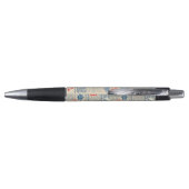 Nautical Newspaper Pattern Pen (Achterkant)