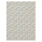 Nautical Newspaper Pattern Tafelkleed (Voorkant)