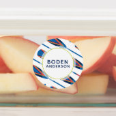 Nautical Oars Gepersonaliseerde naam Waterdicht La Labels (Aangebracht)