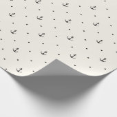 Nautical Ocean Anchor Gift Cadeaupapier (Hoek)