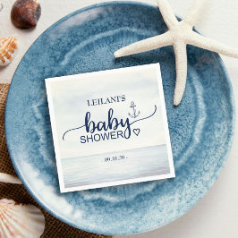 Nautical Ocean Baby shower Servet