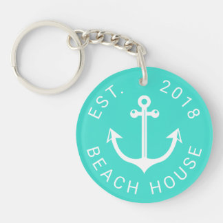 Nautical Ocean Beach House | JOUW TEKST Sleutelhanger