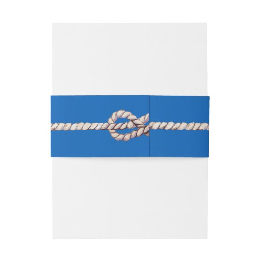 Nautical Ocean Beach modern Weddenschap Uitnodigingen Wikkel (Achterkant Voorbeeld)