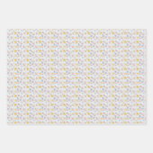 Nautical Ocean Beach Pastel Starfish Seashell Inpakpapier Vel (Voorkant 3)