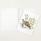 Nautical Ocean Beach Turtle Clownfish Planner (Display)