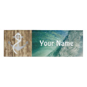 Nautical Ocean Name Tag (Voorkant)
