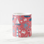 Nautical Ocean Roos Koffiemok (Center)