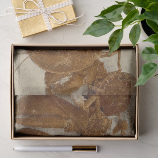 Nautical  Ocean Texture Lobster Tissuepapier (Geschenk)