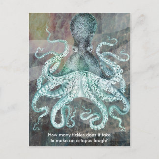 Nautical Octopus Briefkaart