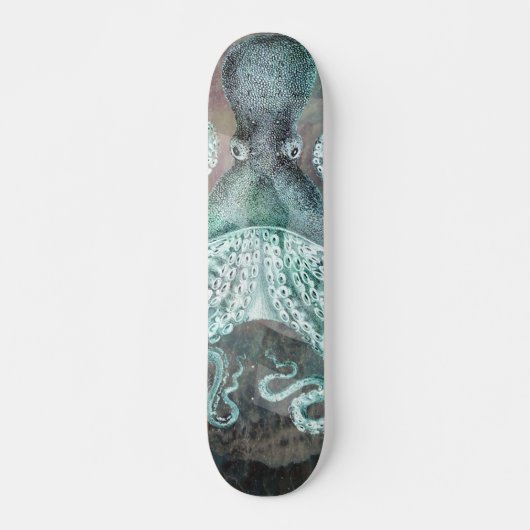 Nautical  Octopus Skateboard (Voorkant)