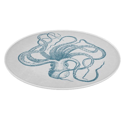 Nautical octopus snijplank (Hoek)