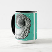  Nautical Octopus Tattoo Style Mok (Voorkant links)