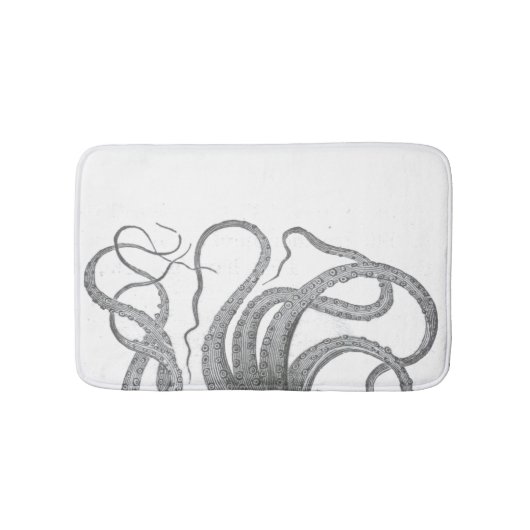 Nautical octopus tentacles kraken steampun badmat (Voorkant)