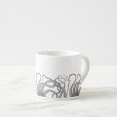 Nautical octopus tentacles  kraken steampun espresso kop (Voorkant rechts)