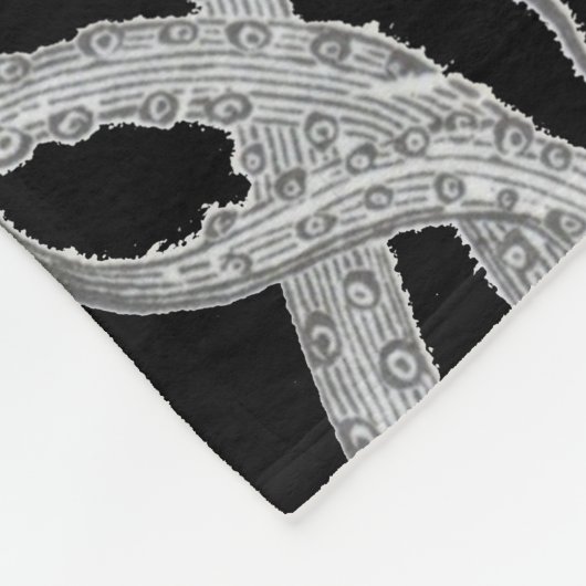 Nautical octopus tentacles  kraken steampun fleece deken (Hoek)