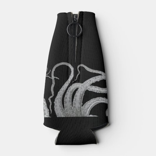 Nautical octopus tentacles  kraken steampun flesjeskoeler (Achterkant)