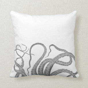 Nautical octopus tentacles  kraken steampun kussen