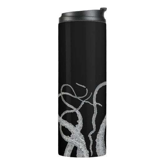 Nautical octopus tentacles kraken steampun thermosbeker (Gedraaid links)
