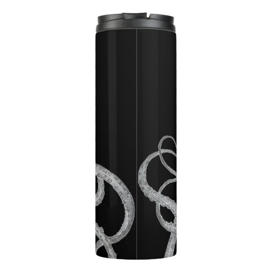 Nautical octopus tentacles  kraken steampun thermosbeker (Achterkant)