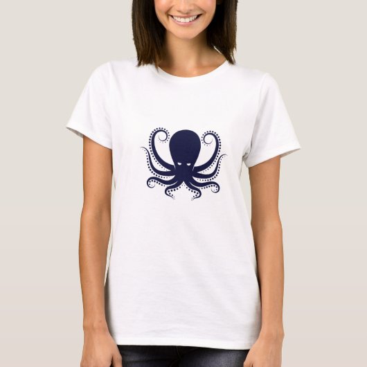 Nautical Octopus Top voor vrouwen (Voorkant)
