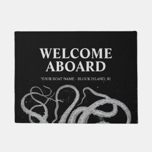 Nautical octopus Welkomstbord Deurmat