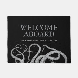 Nautical octopus Welkomstbord Deurmat