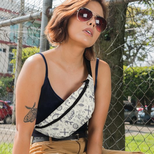 Nautical Old Sailor Tattoos gevierd Heuptasje