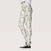 Nautical Old Sailor Tattoos gevierd Leggings (Links)