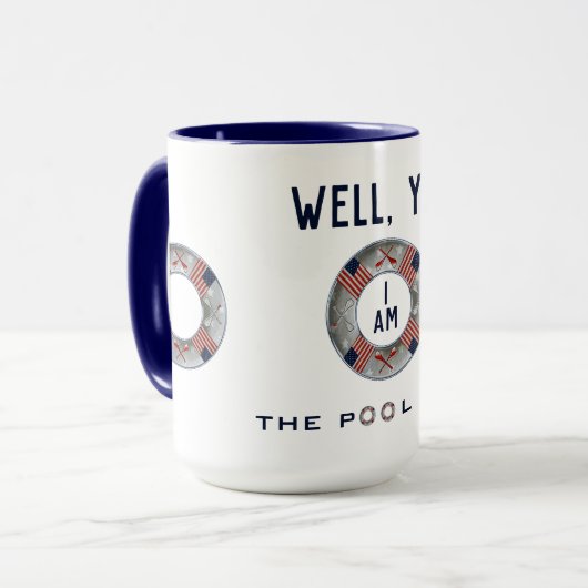 Nautical Paddle Ring Mok (Voorkant links)