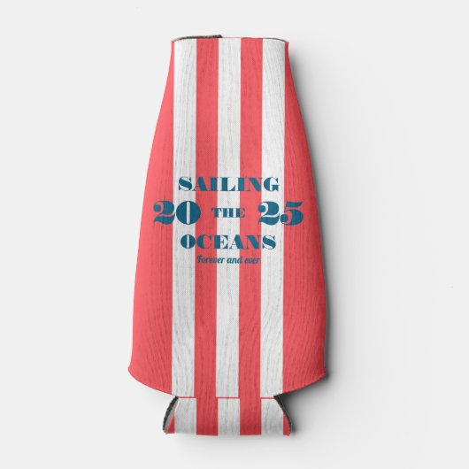 Nautical Party Bottle Cooler (Voorkant)