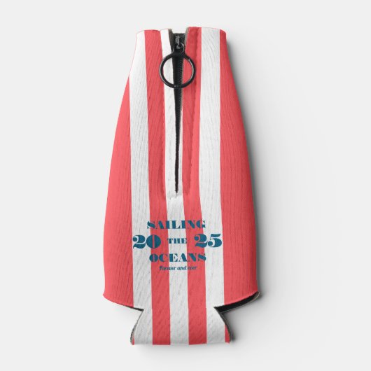 Nautical Party Bottle Cooler (Achterkant)