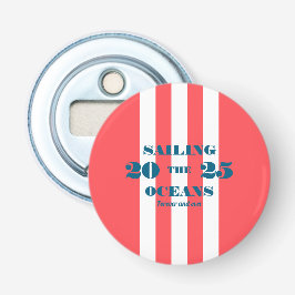 Nautical Party Button Bottle Opener
