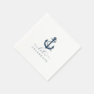Nautical Party Napkins Servet