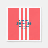 Nautical Party Paper Napkin Servet (Voorkant)