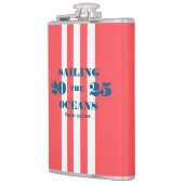 Nautical Party Vinyl Wrapped Flask Heupfles (Links)
