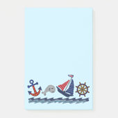 Nautical Pattern Post it Notes (Voorkant)