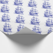 Nautical Pattern Wrapping Paper Cadeaupapier (Hoek)