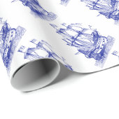 Nautical Pattern Wrapping Paper Cadeaupapier (Rol Hoek)