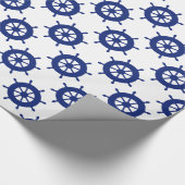 Nautical Pattern Wrapping Paper Cadeaupapier (Hoek)