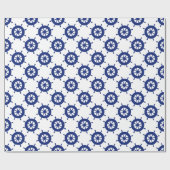 Nautical Pattern Wrapping Paper Cadeaupapier (Vlak)