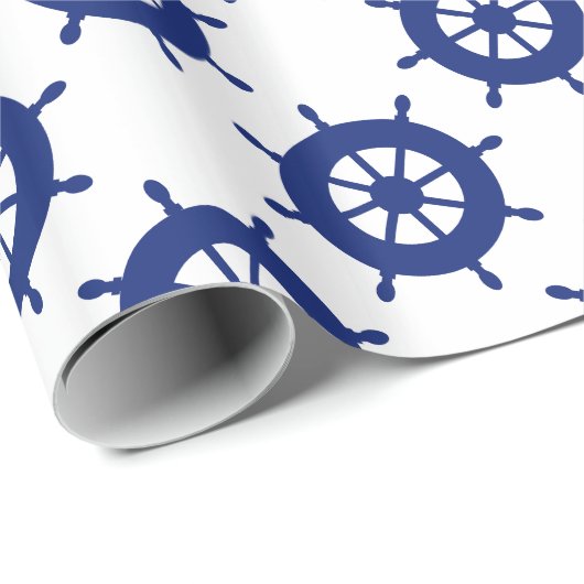 Nautical Pattern Wrapping Paper Cadeaupapier (Rol Hoek)