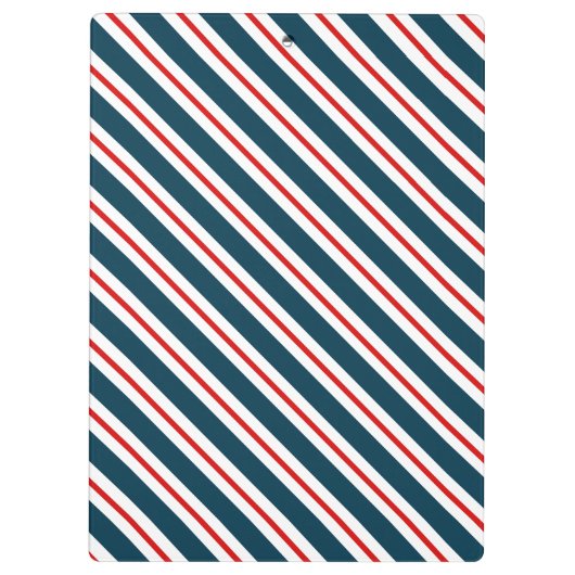 Nautical Patterned Anchors - Gepersonaliseerd klem Klembord (Achterkant)