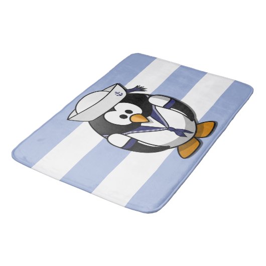 Nautical Penguin Bath Mat (Gekanteld)