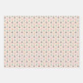 Nautical Personalized Birthday Wrapping Sheets Inpakpapier Vel (Voorkant 3)